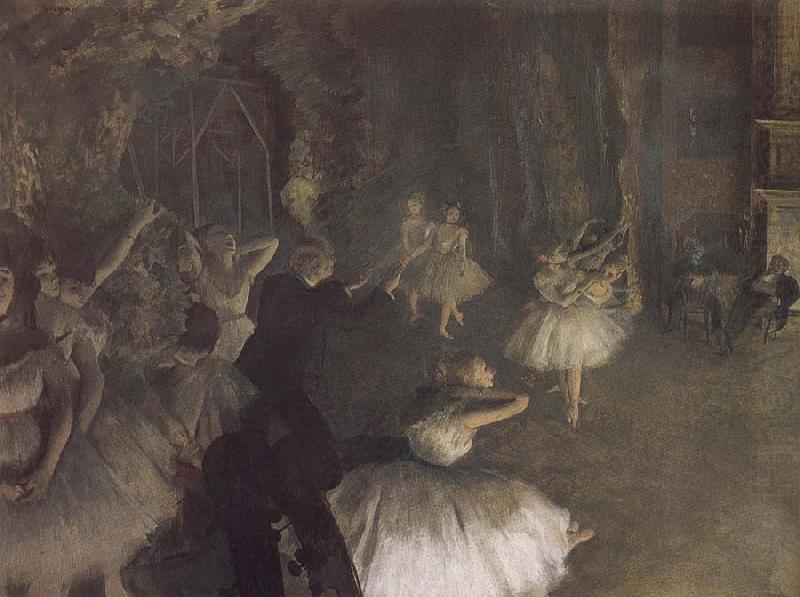 Edgar Degas Rehearsal china oil painting image